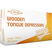 Depresores de lengua paquete de 100